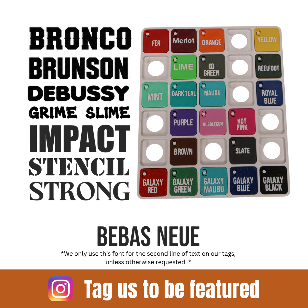 Gunner Logo Tags (Upper/Lower)