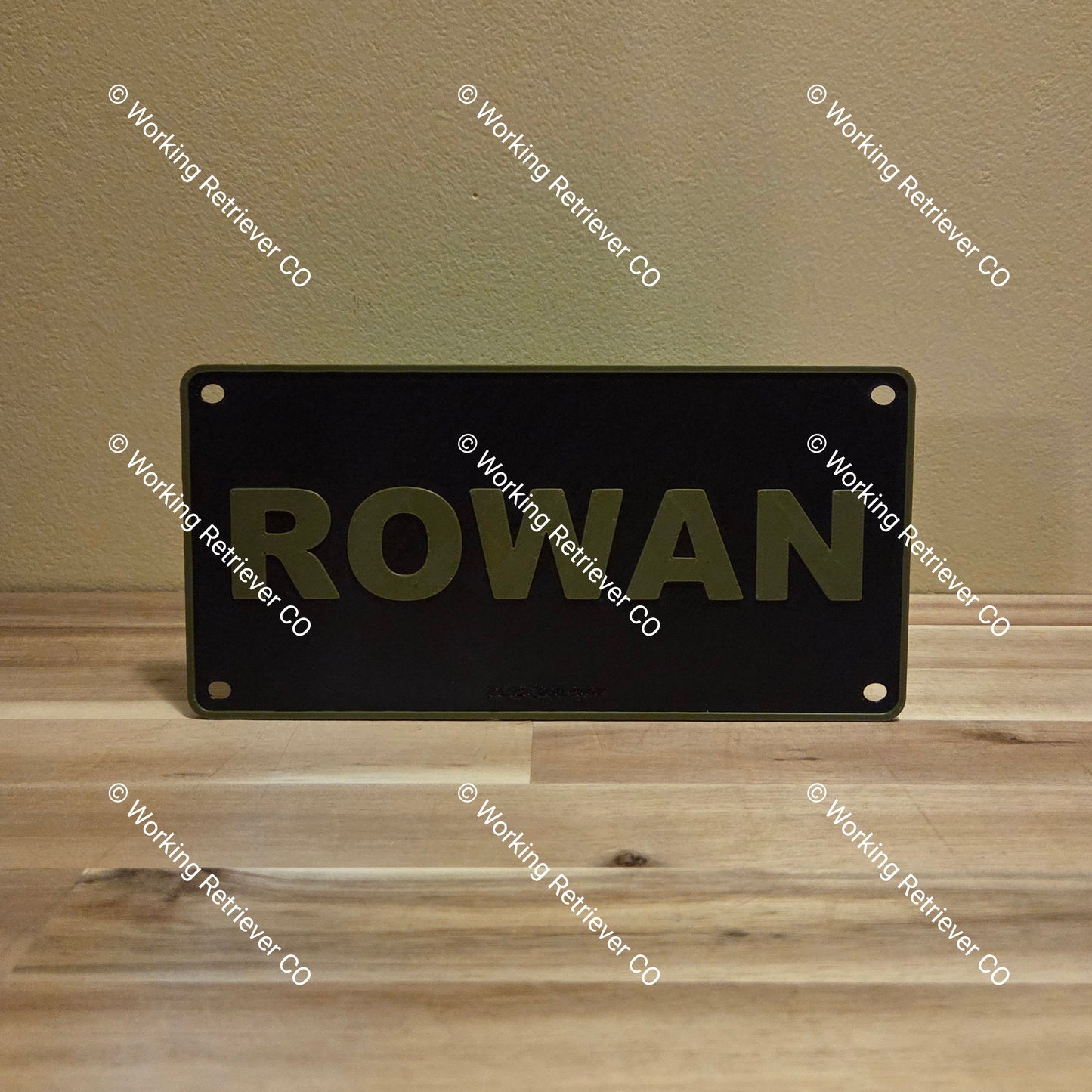 Kennel Name Plate - Gunner