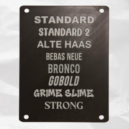 Gunner Tags (Upper/Lower)