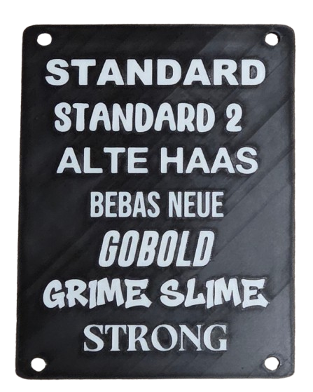 Custom Breed Gunner Kennel Tag